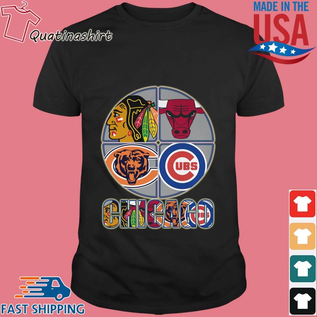 Chicago sports Chicago Blackhawks Chicago Bulls Chicago Bears Chicago Cubs  shirt, hoodie, sweater, long sleeve and tank top