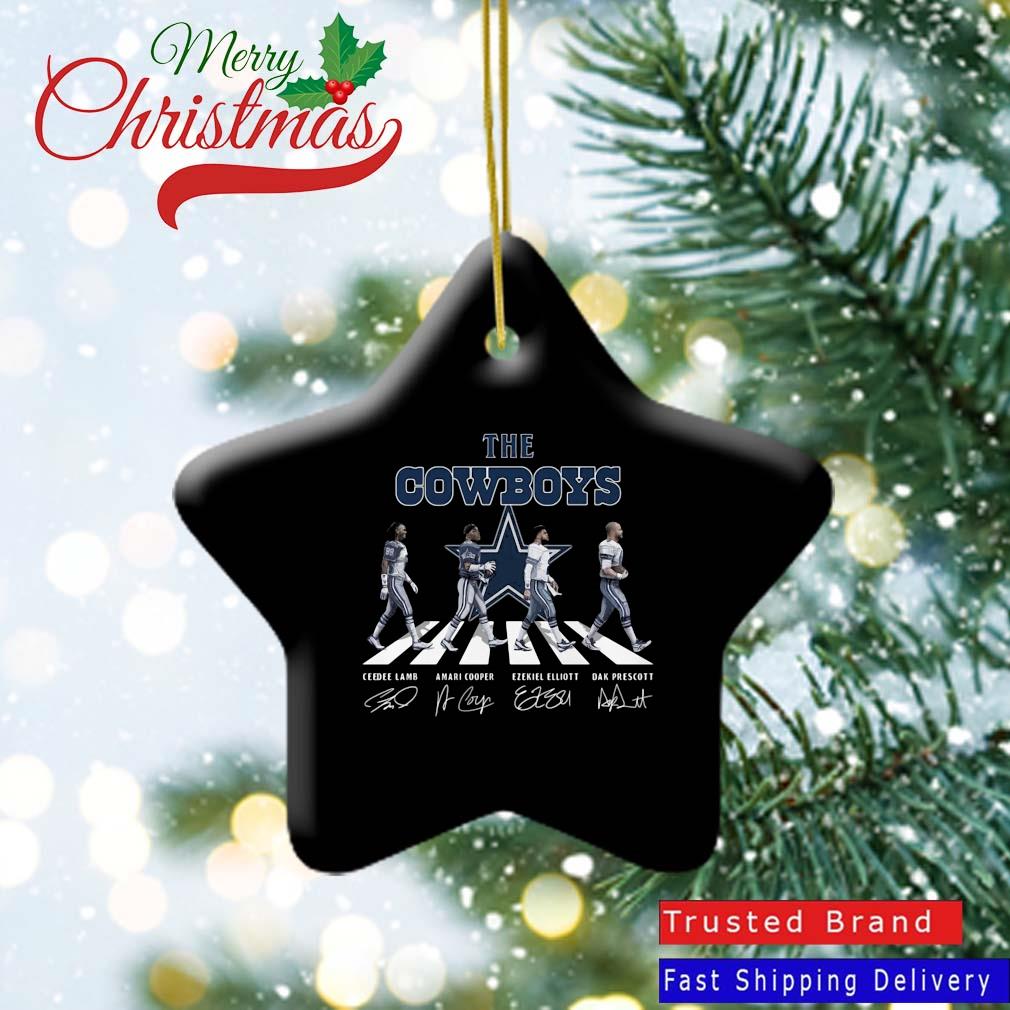 The Dallas Cowboys Ceedee Lamb Amari Cooper abbey road signatures  Ornament,Sweater, Hoodie, And Long Sleeved, Ladies, Tank Top