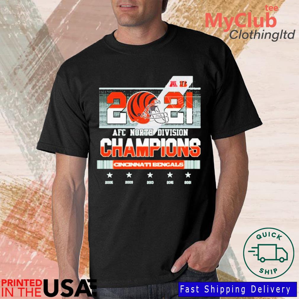 Official Cincinnati Bengals AFC North Division Champions shirt, hoodie,  sweater, long sleeve and tank top