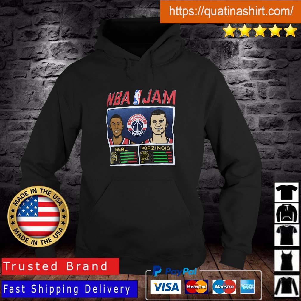 NBA Jam Washington Wizards Bradley Beal & Kristaps Porzingis Shirt, hoodie,  sweater, long sleeve and tank top