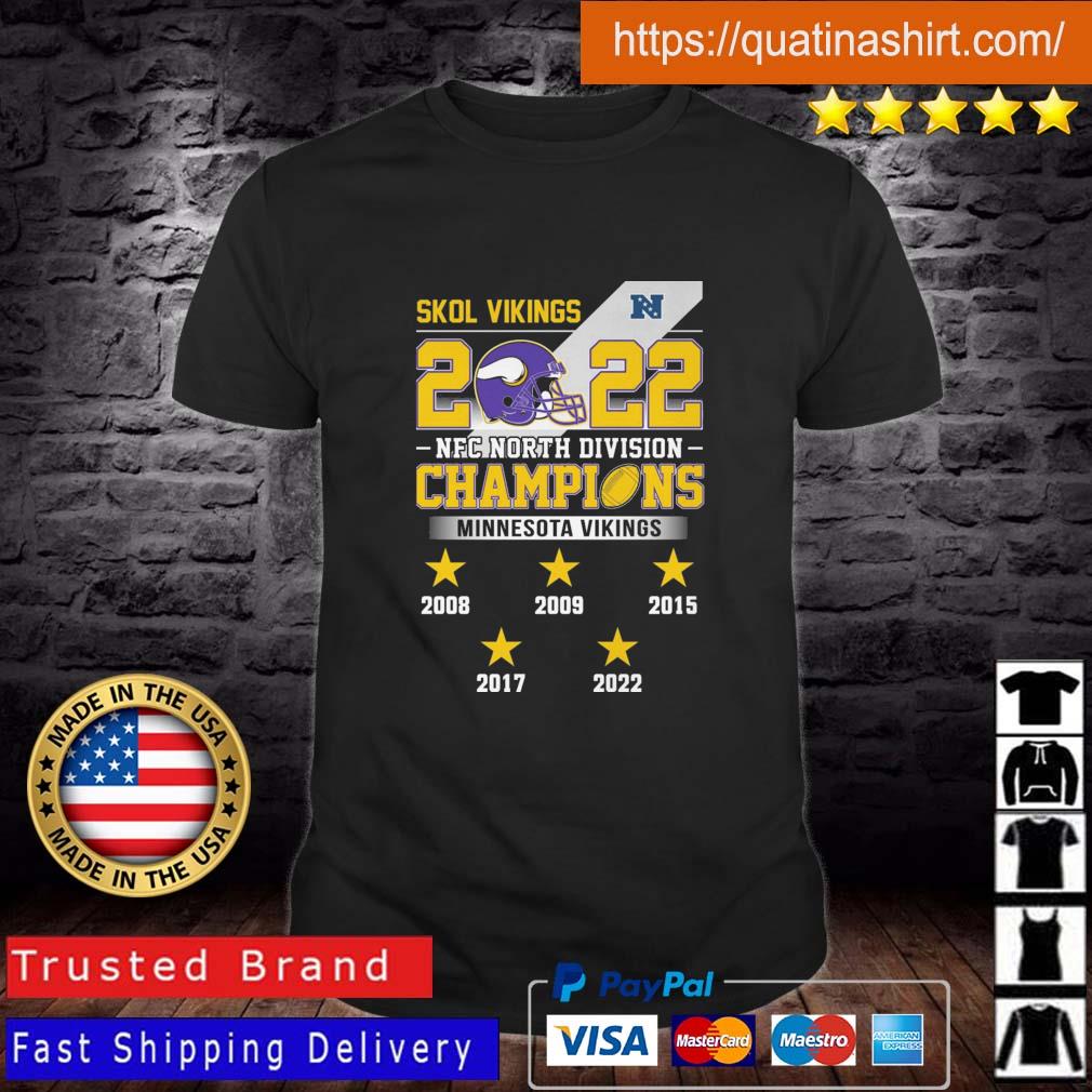 2022 NFC North Division Champions Minnesota Vikings 2008 2022