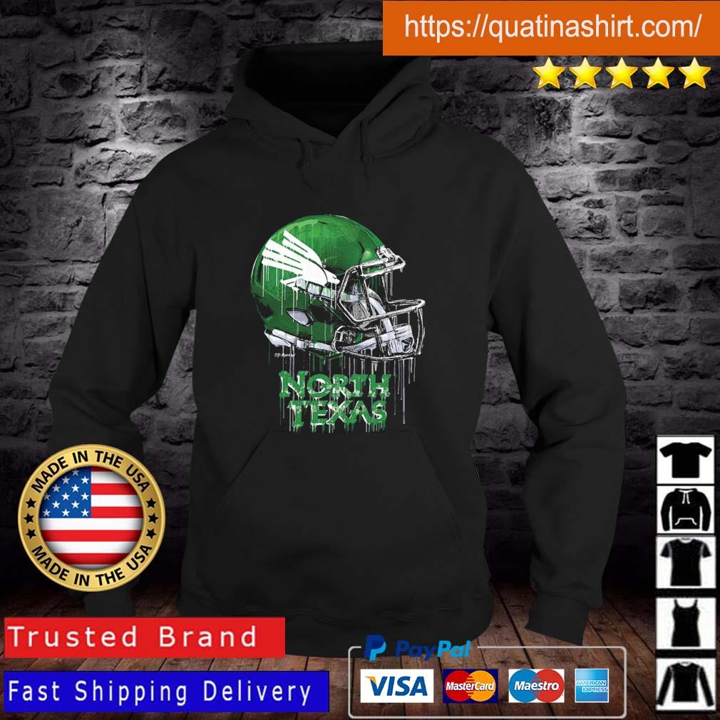 North Texas Mean Green Youth Dripping Helmet shirt