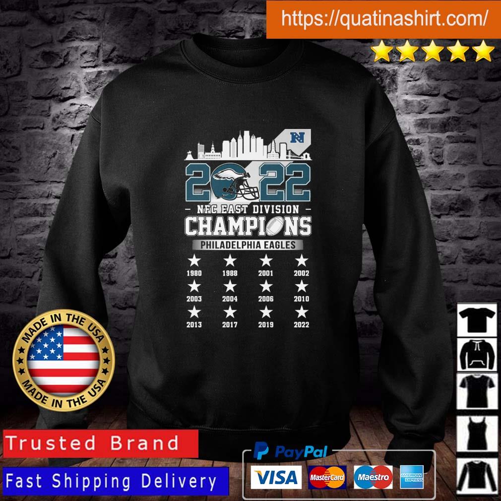 2022 NFC East Champions Philadelphia Eagles Skyline Unisex T-Shirt