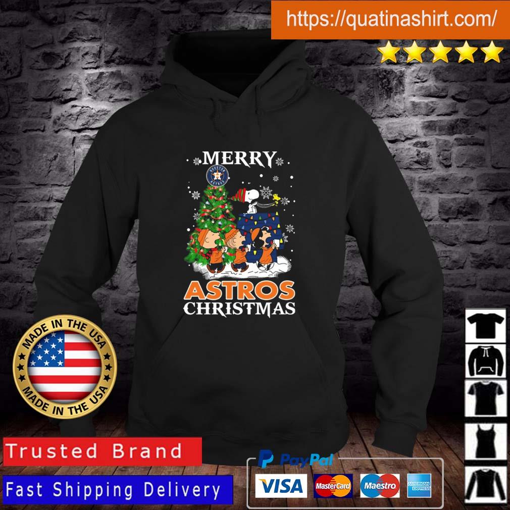 Snoopy And Friends Houston Astros Merry Christmas sweatshirt
