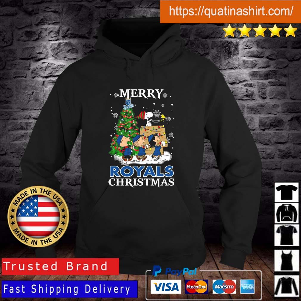 Snoopy And Friends Kansas City Royals Merry Christmas sweatshirt