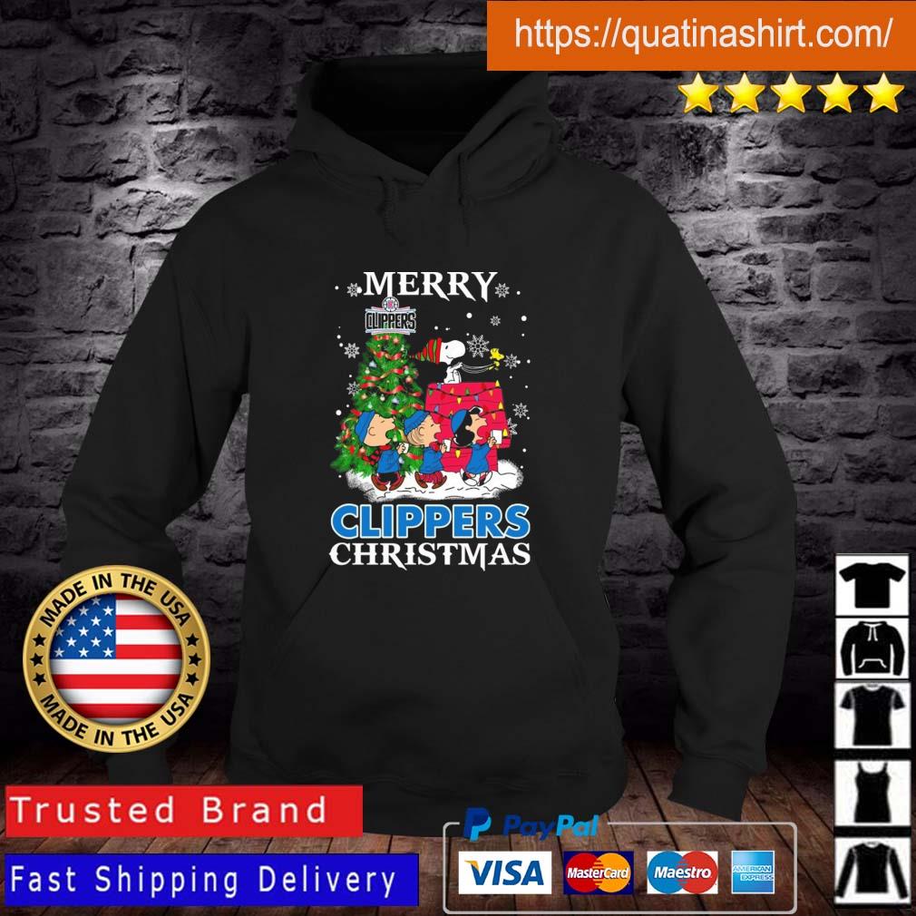 Snoopy And Friends Los Angeles Clippers Merry Christmas sweatshirt