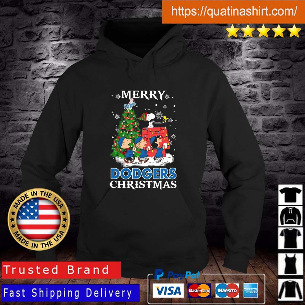 Snoopy And Friends Los Angeles Dodgers Merry Christmas sweatshirt