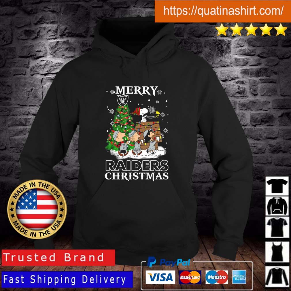 Snoopy And Friends Oklahoma Raiders Merry Christmas sweatshirt