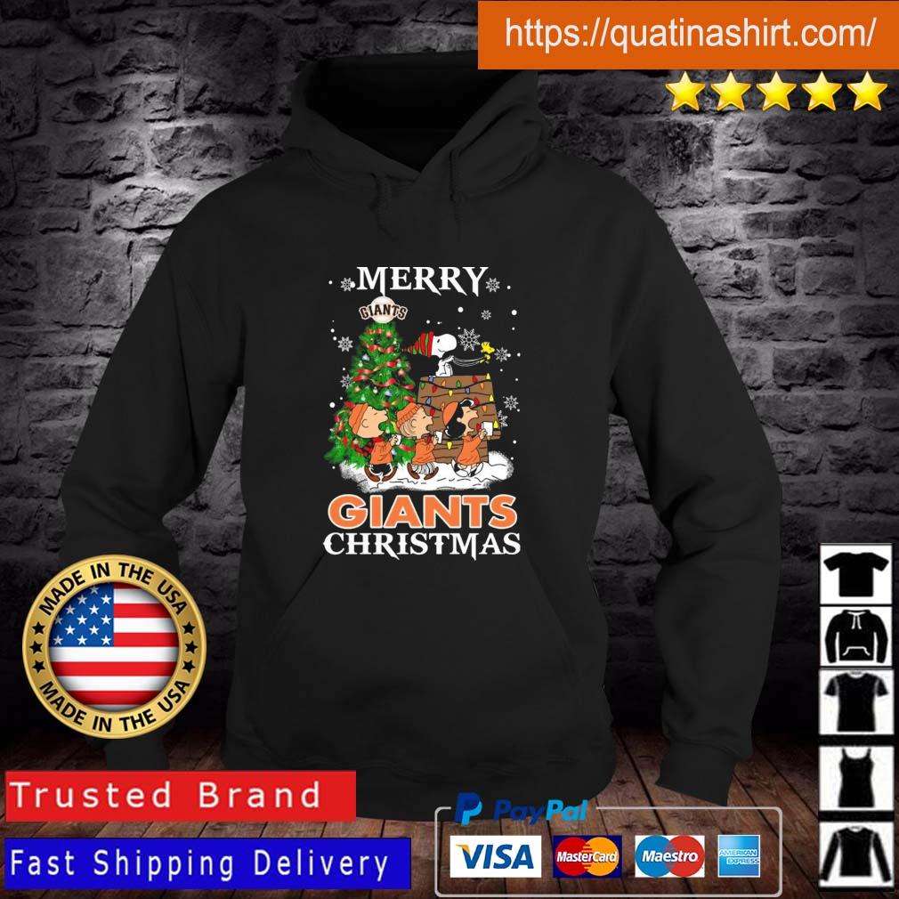 Snoopy And Friends San Francisco Giants Merry Christmas sweatshirt