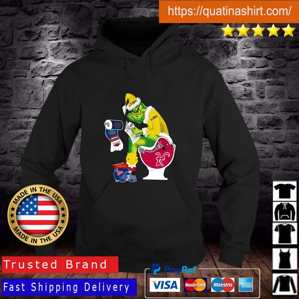 The Grinch LSU Tigers Toilet Paper Auburn Tigers Toilet Alabama Crimson Tide sweater