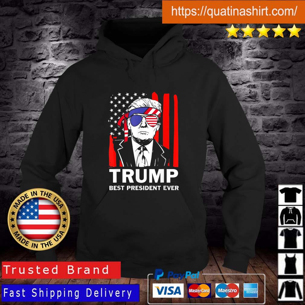 Trump Best President Ever Support Trump 2024 Usa Flag Shirt