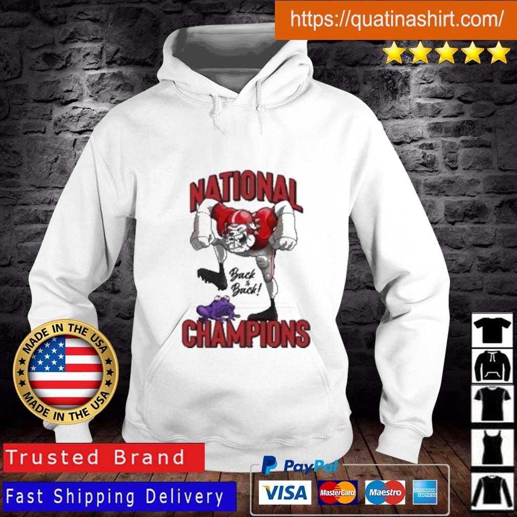 Georgia Bulldogs Beat TCU Horned Frogs 2023 Back To Back National Champions s Hoodie