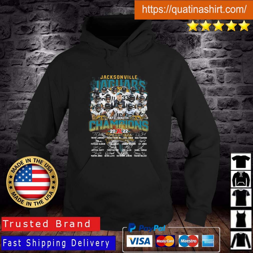 Nfl jacksonville jaguars 2022 afc south champions shirt, hoodie, sweater,  long sleeve and tank top