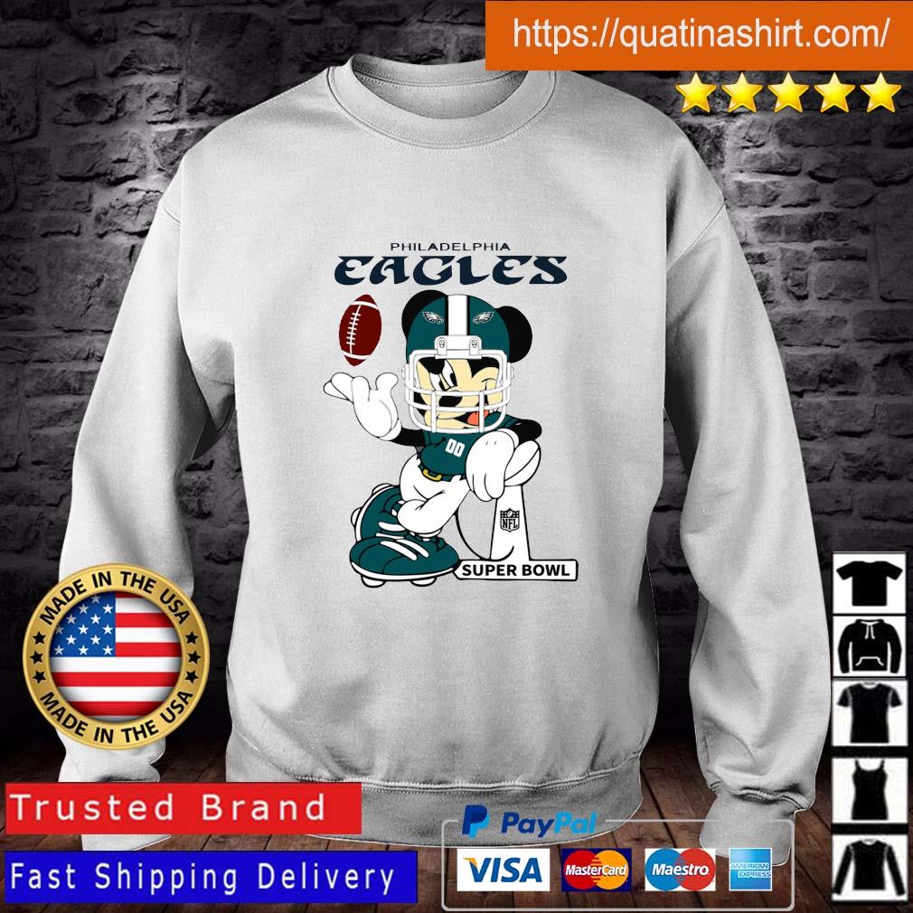 Mickey Mouse Philadelphia Eagles 2023 Super Bowl shirt