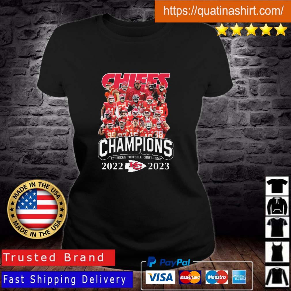 Chiefs champions American football Conference 2022 2023 shirt - Guineashirt  Premium ™ LLC