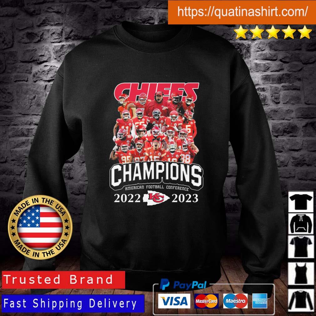 Chiefs champions American football Conference 2022 2023 shirt - Guineashirt  Premium ™ LLC