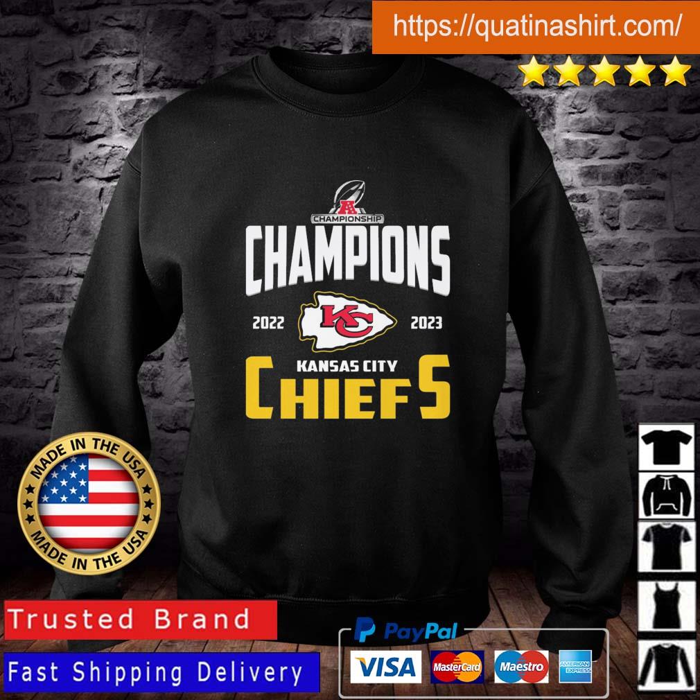 Kansas City Chiefs 2022-2023 AFC Champions Chiefs Kingdom shirt, hoodie,  sweater, long sleeve and tank top