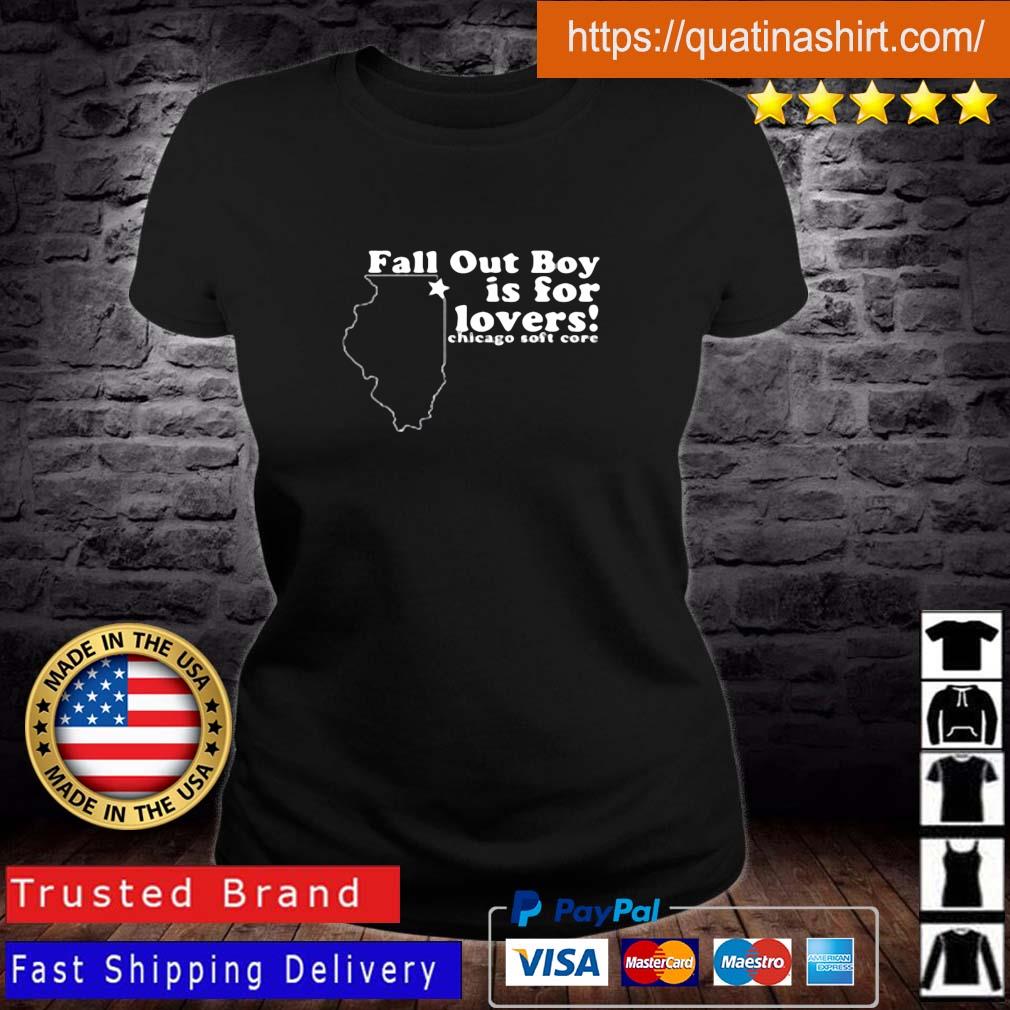 Fall Out Boy Is For Lovers Chicago Soft Core Shirt Ladies