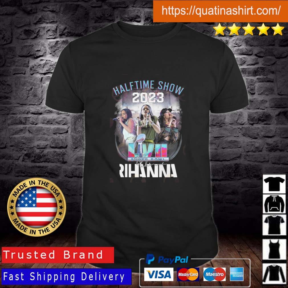 Rihanna Super Bowl LVII Halftime Show 2023 Signature Shirt - Teexpace