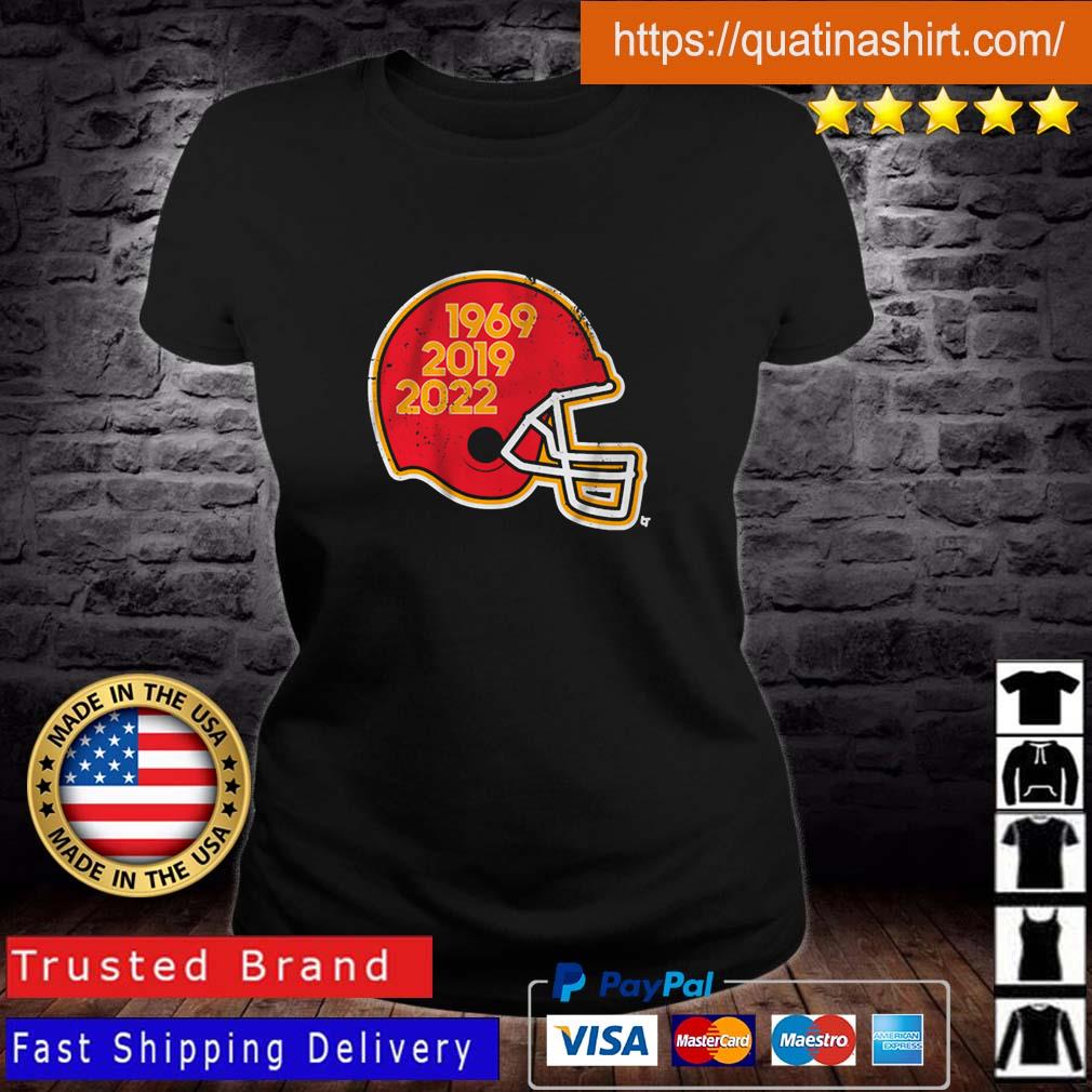 Kansas City Chiefs 1969 2019 2022 Glory Years Shirt Ladies