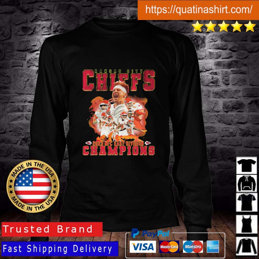 Kansas City Chiefs 2023 NFC East Division Champions Super Bowl s Longsleeve