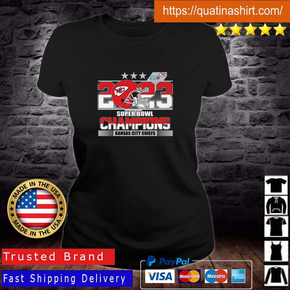 Kansas City Chiefs 2023 Super Bowl Champions shirt World Champions Ladies