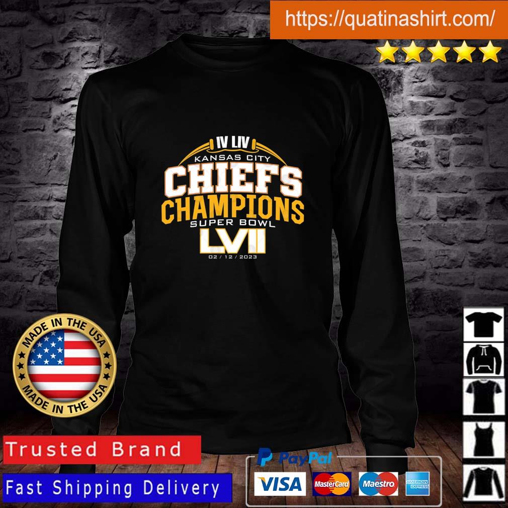 Kansas City Chiefs IV LIV Super Bowl LVII Champions s Longsleeve