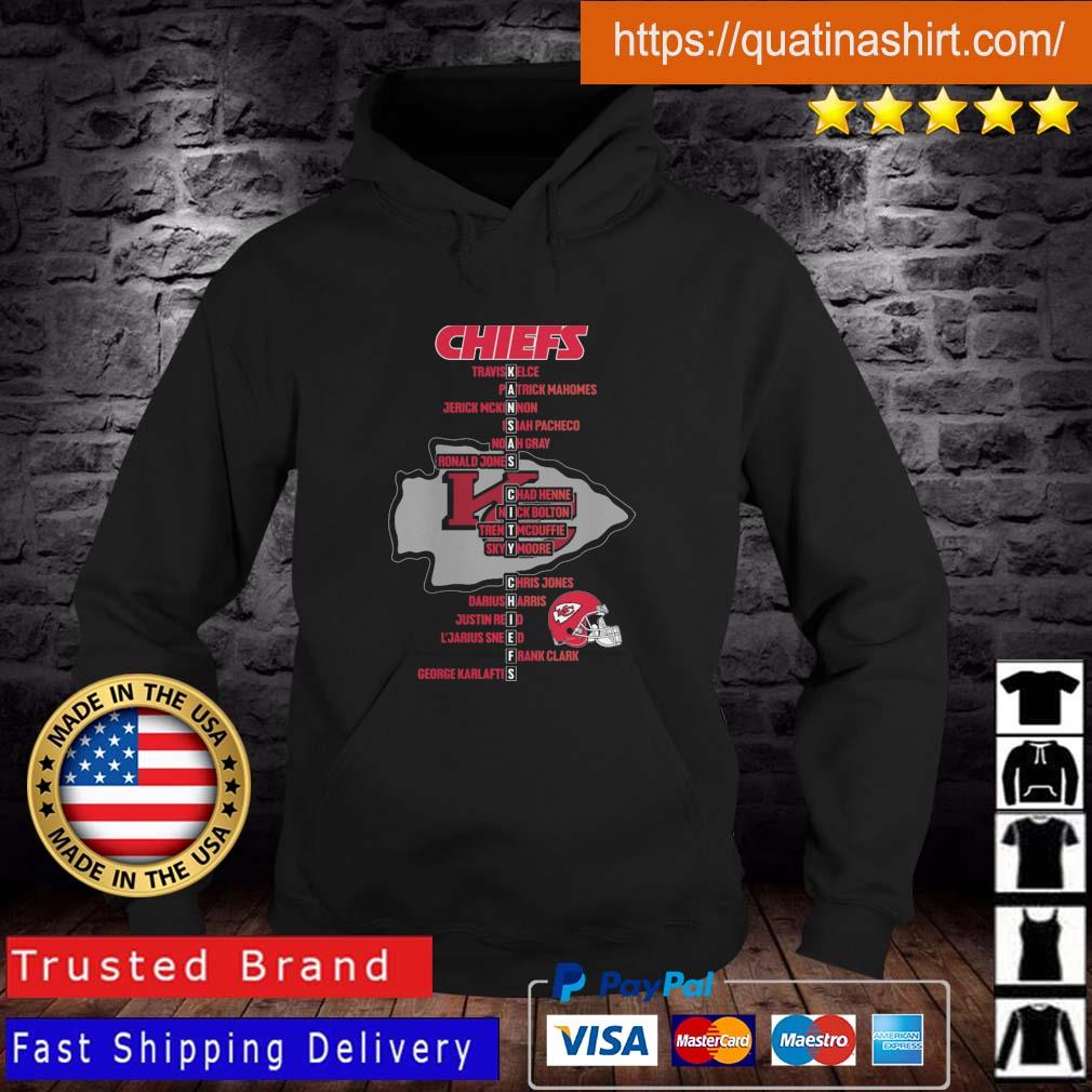 Funny kansas City Chiefs Super Bowl LVII Roster shirt, hoodie, sweater,  long sleeve and tank top