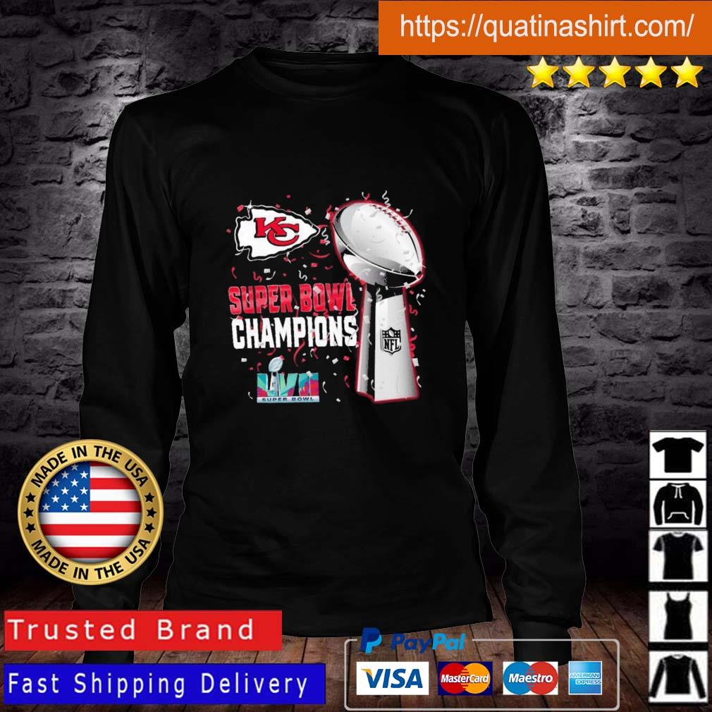 Kansas City Chiefs Super Bowl LVII 2023 Champions T-Shirt Longsleeve