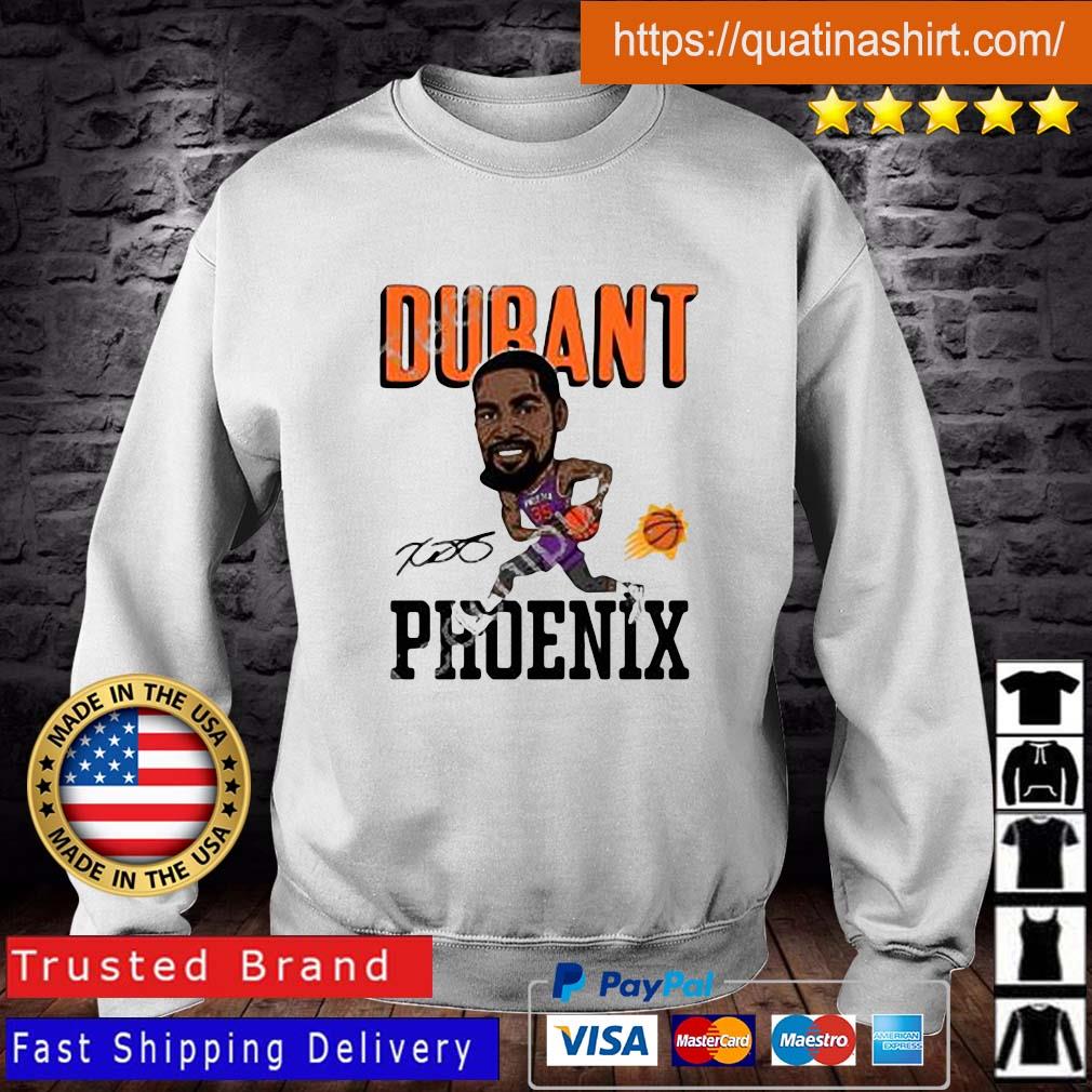 Kevin Durant Phoenix Suns Homage Caricature Tri-Blend Signature Shirt