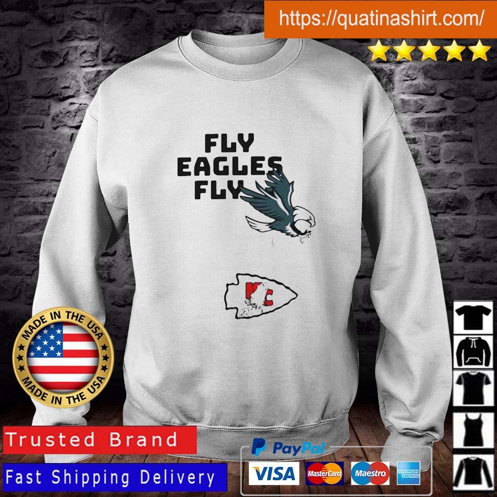 Philadelphia Eagles Over Chiefs Fly Eagles Fly Shirt