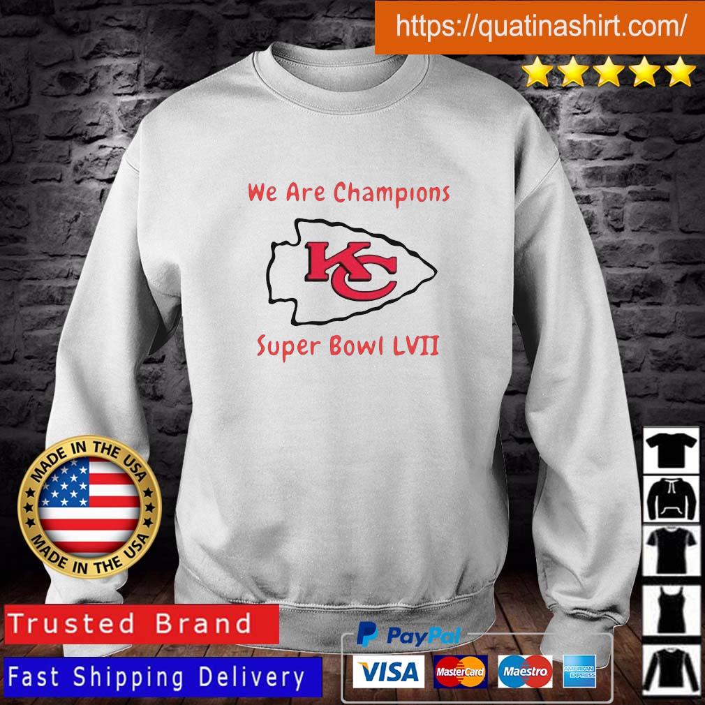 We Are Champions Super Bowl LVII Kansas City Chiefs Shirt