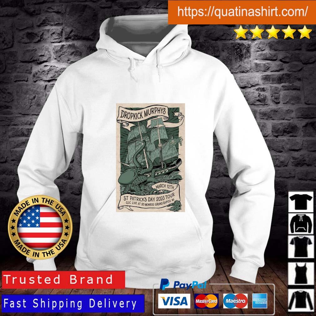 Dropkick Murphys 2023 Grand Rapids MI Patrick's Day 2023 Tour Poster shirt,  hoodie, sweater, long sleeve and tank top