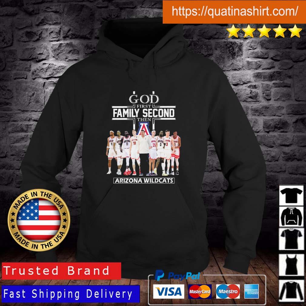 God First Family Second Then Arizona Wildcats Players 2023 shirt