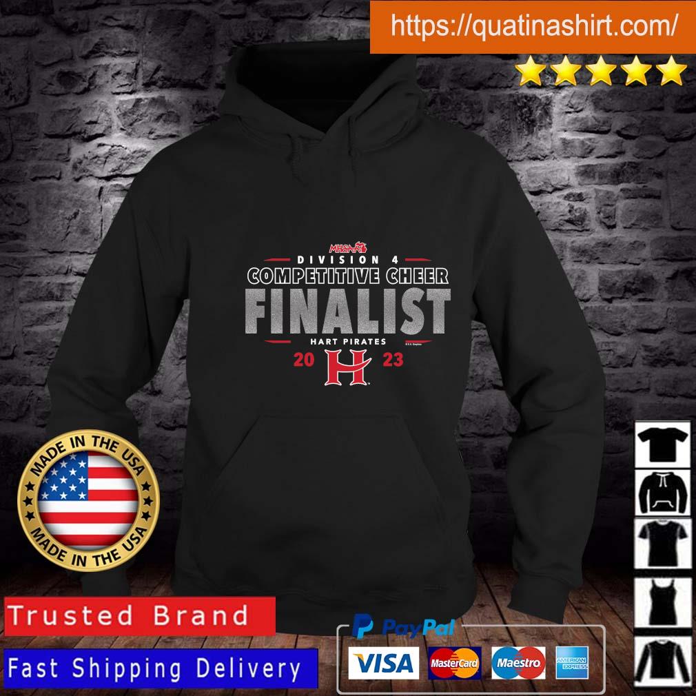 Hart Pirates 2023 MHSAA Division 4 Competitive Cheer Finalist shirt