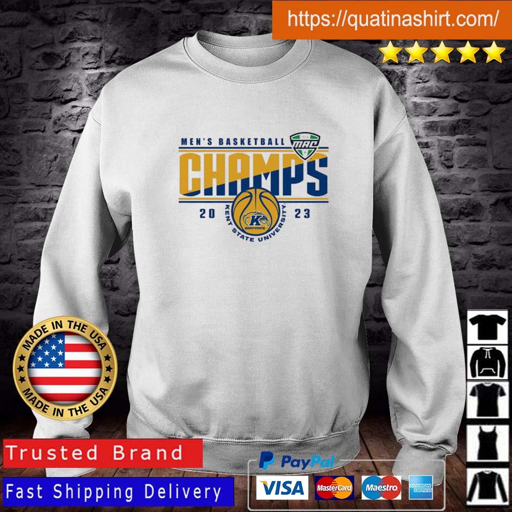 Kent State Golden Flashes White 2023 Mac Conference Tournament Champions Shirt