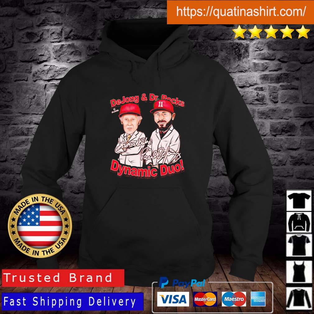 Paul DeJong and Dr Rocks Dynamic duo San Francisco Giants baseball players  signature cartoon style shirt, hoodie, sweater, long sleeve and tank top