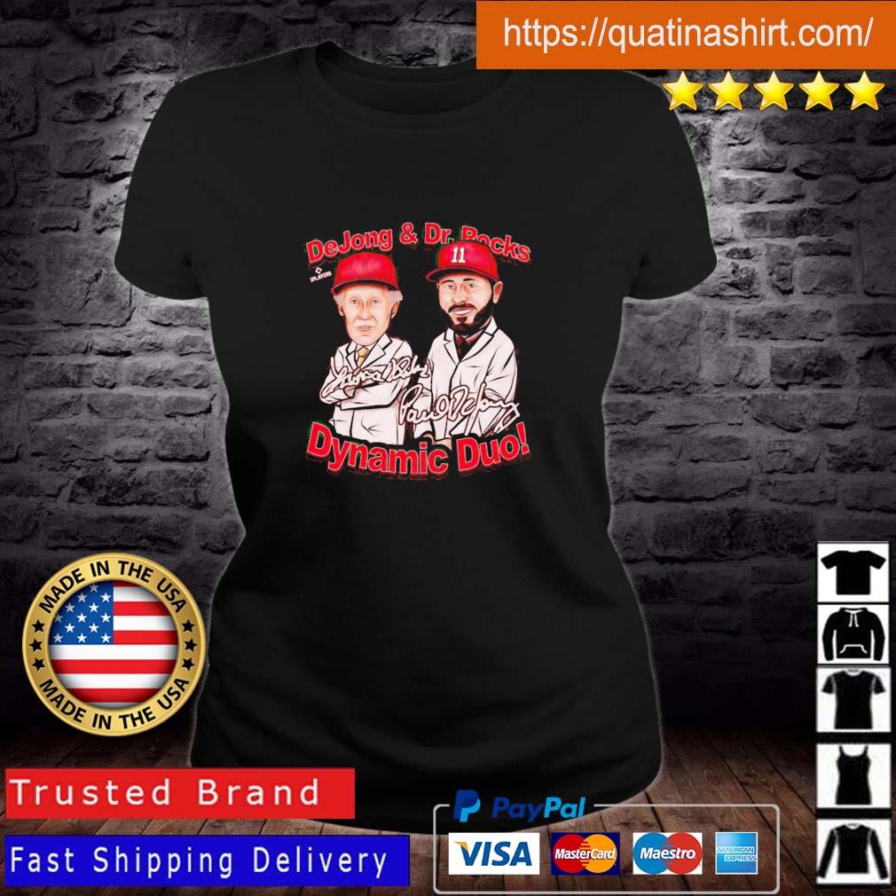 Paul DeJong and Dr Rocks Dynamic duo San Francisco Giants baseball players  signature cartoon style shirt, hoodie, sweater, long sleeve and tank top